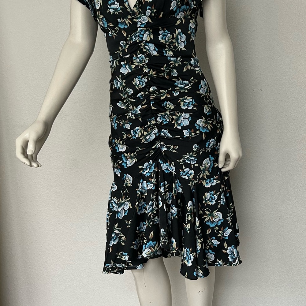 Floral Black Dress by Anthropology